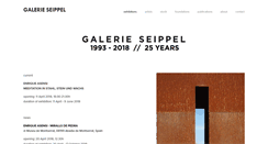 Desktop Screenshot of galerie-seippel.de